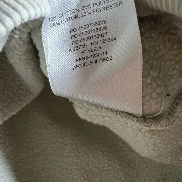 Aritzia TNA Cozy AF Fleece Crew Sweatshirt Mint Green Size Small - Picture 6 of 10